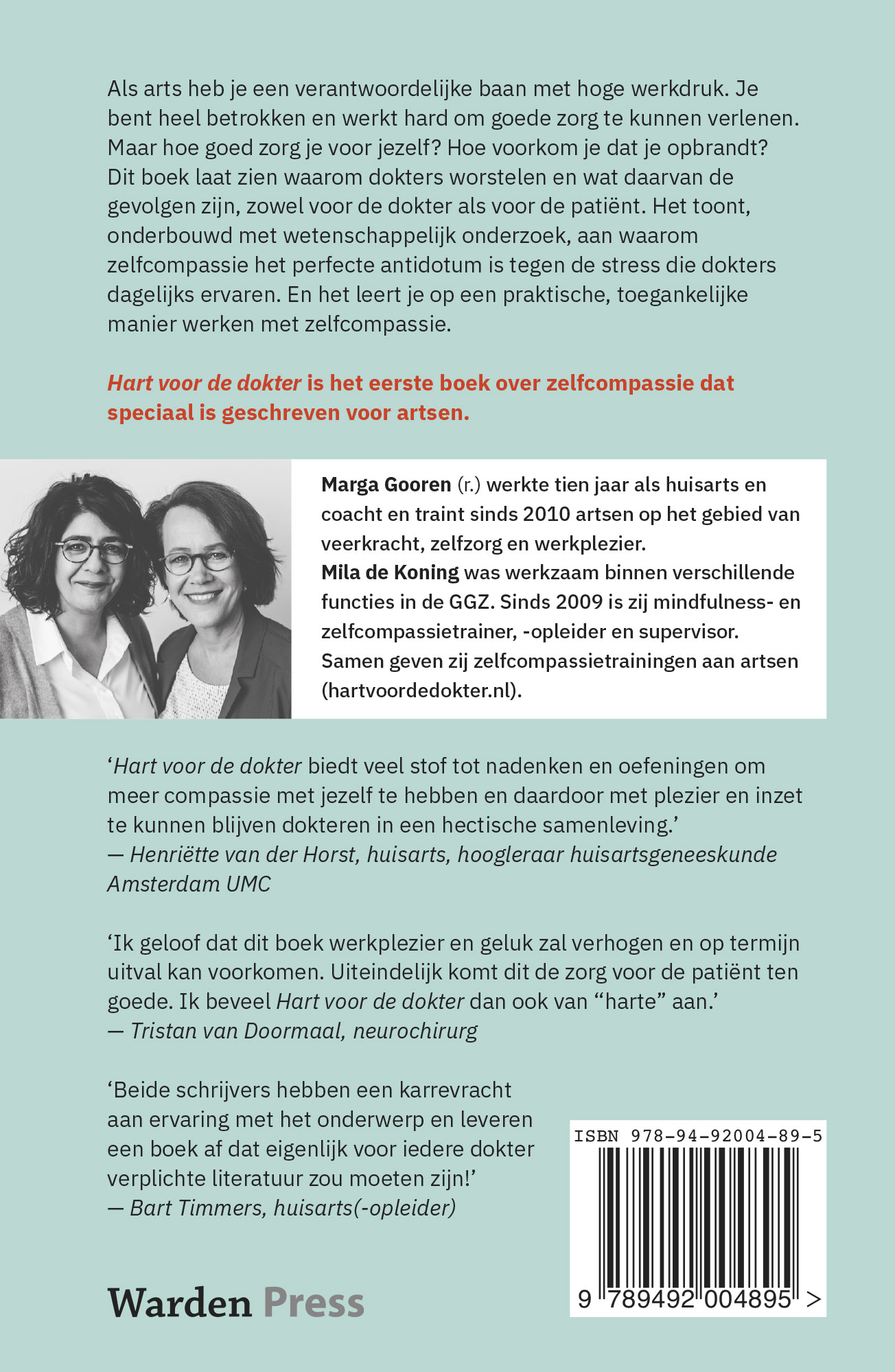 Achterkant van Hart voor de dokter