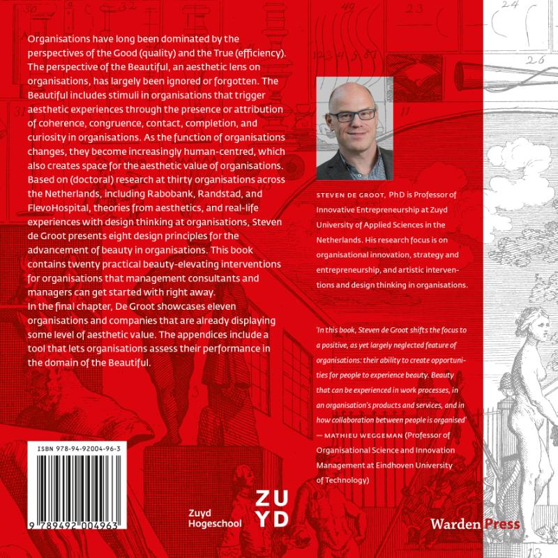 Achterkant van Organisational Aesthetics