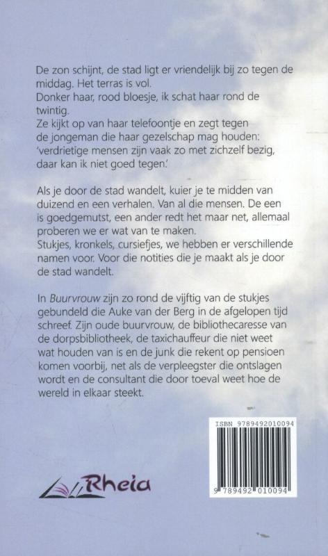 Achterkant van Buurvrouw