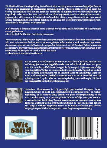 Achterkant van Handboek rouw, rouwbegeleiding, rouwtherapie