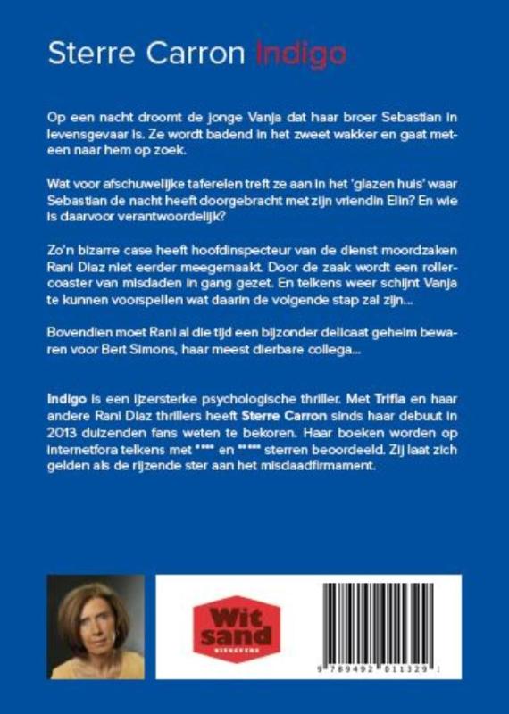 Achterkant van Indigo