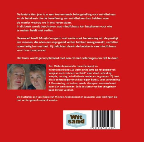 Achterkant van Mindful omgaan met verlies