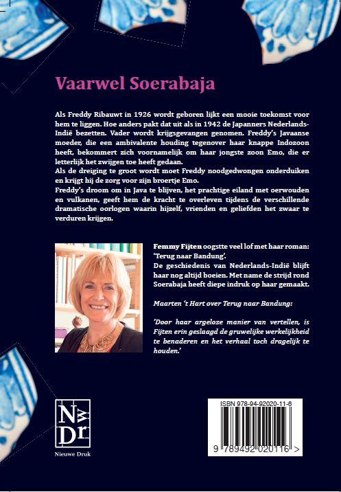 Achterkant van Vaarwel Soerabaja