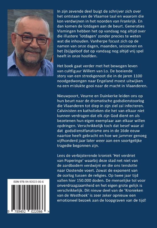Achterkant van De Kronieken van de Westhoek - deel 7