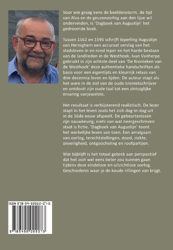 Achterkant van Dagboek van Augustijn