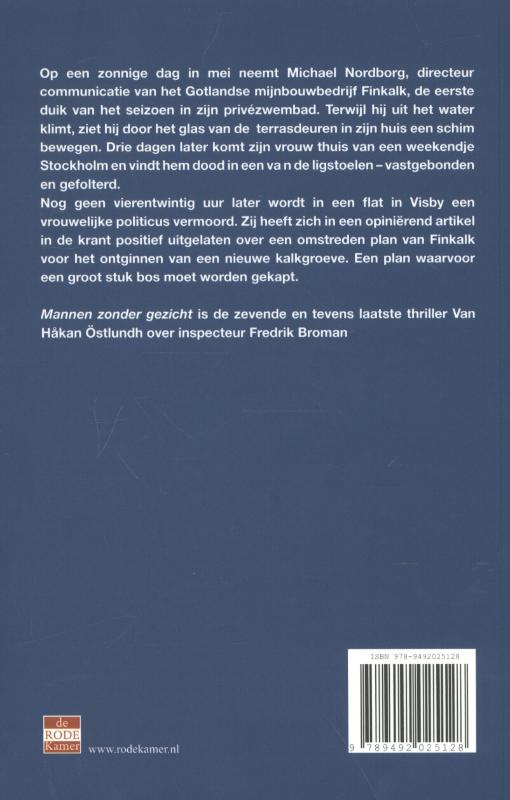 Achterkant van Mannen zonder gezicht