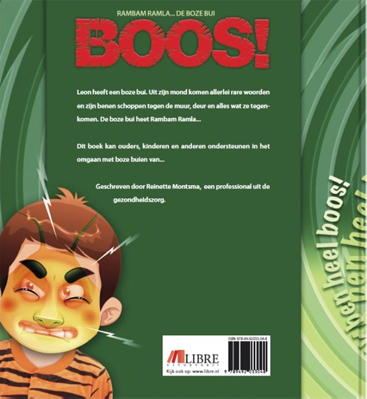Achterkant van Boos! Rambam Ramla...De boze bui