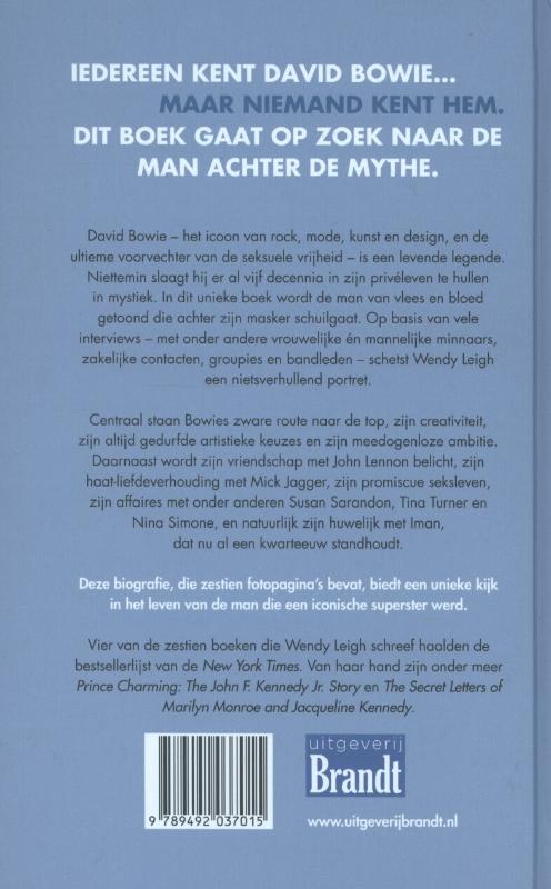 Achterkant van Bowie
