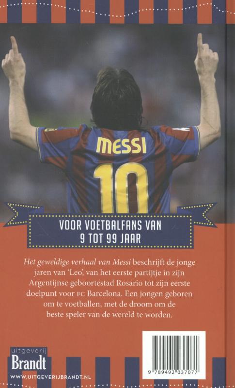 Achterkant van Messi