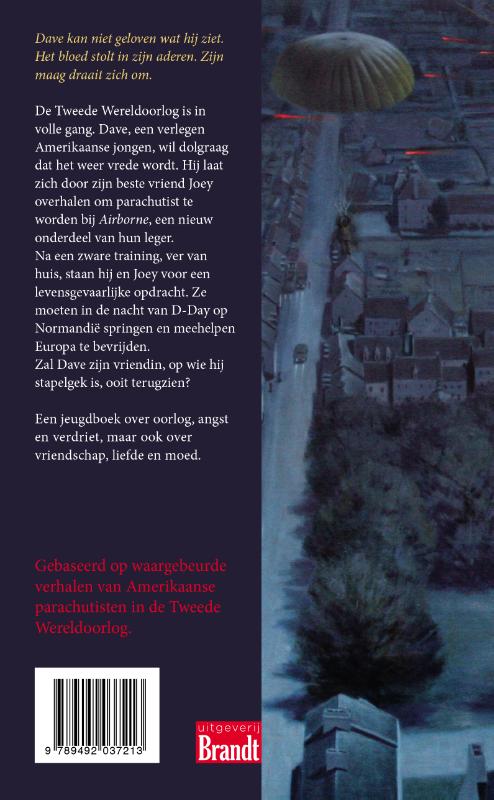 Achterkant van De sprong op Normandië