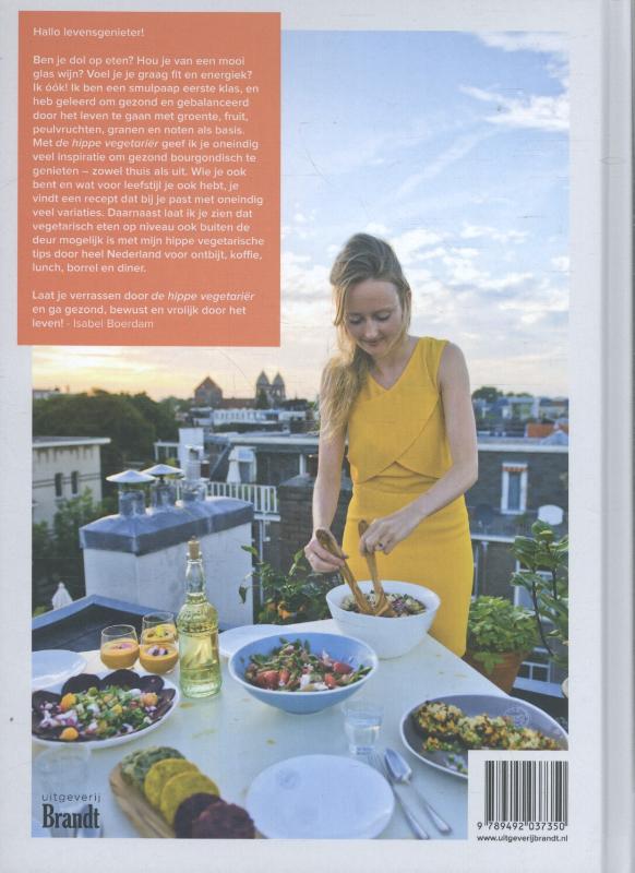 Achterkant van De hippe vegetariër