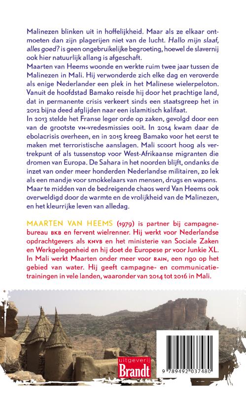 Achterkant van Hallo mijn slaaf, alles goed?