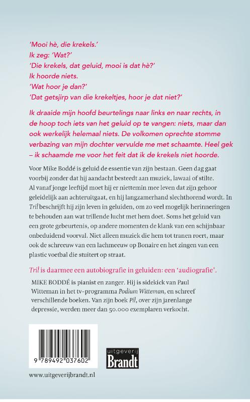 Achterkant van Tril