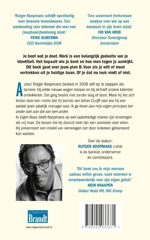 Achterkant van Eigen baas