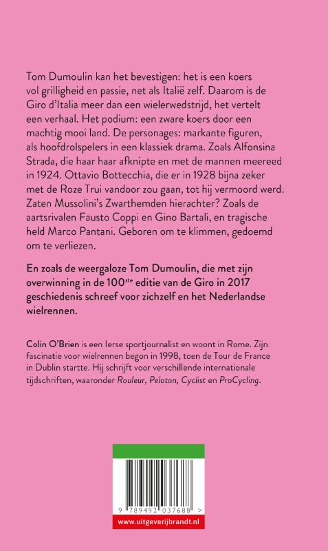 Achterkant van Giro d'Italia