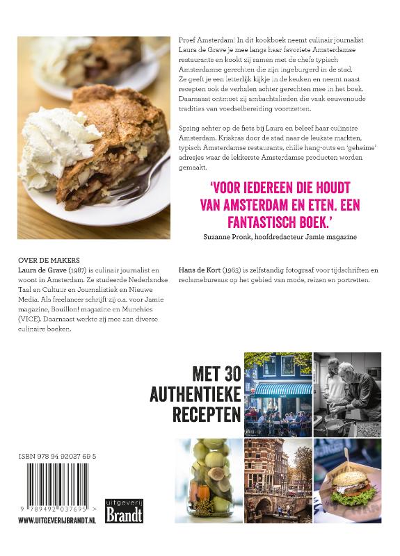 Achterkant van Amsterdam Kookboek
