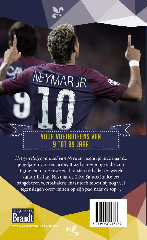 Achterkant van Het geweldige verhaal van Neymar