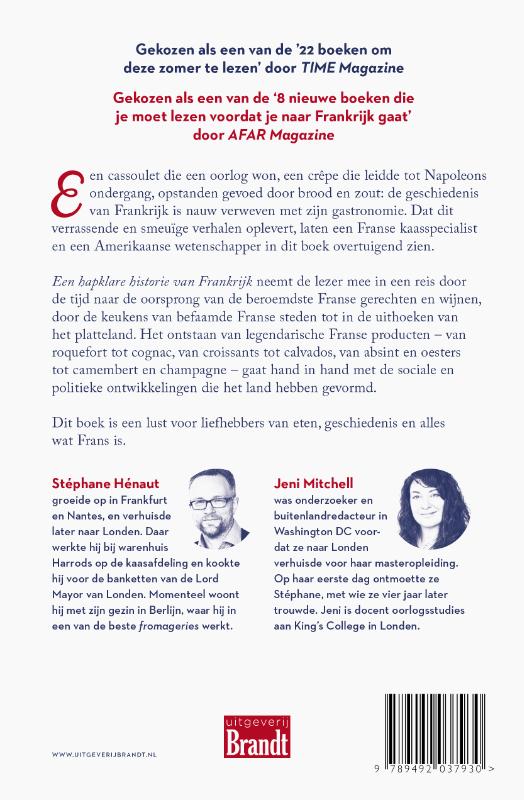 Achterkant van Een Hapklare Historie van Frankrijk