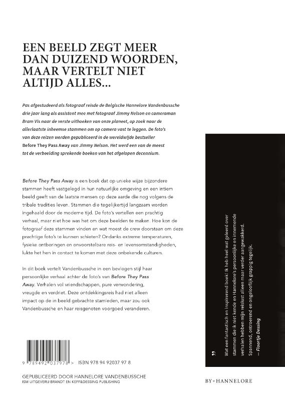 Achterkant van Before they pass away