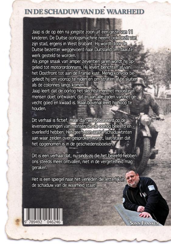 Achterkant van In de schaduw van de waarheid