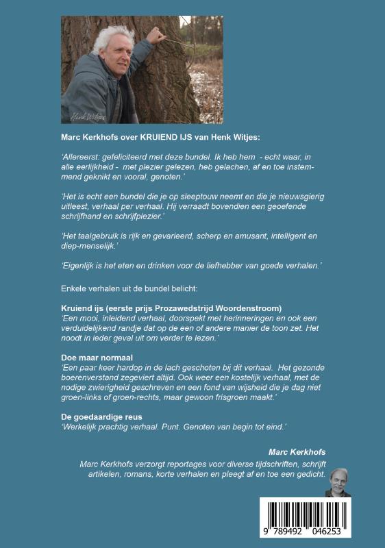 Achterkant van Kruien ijs