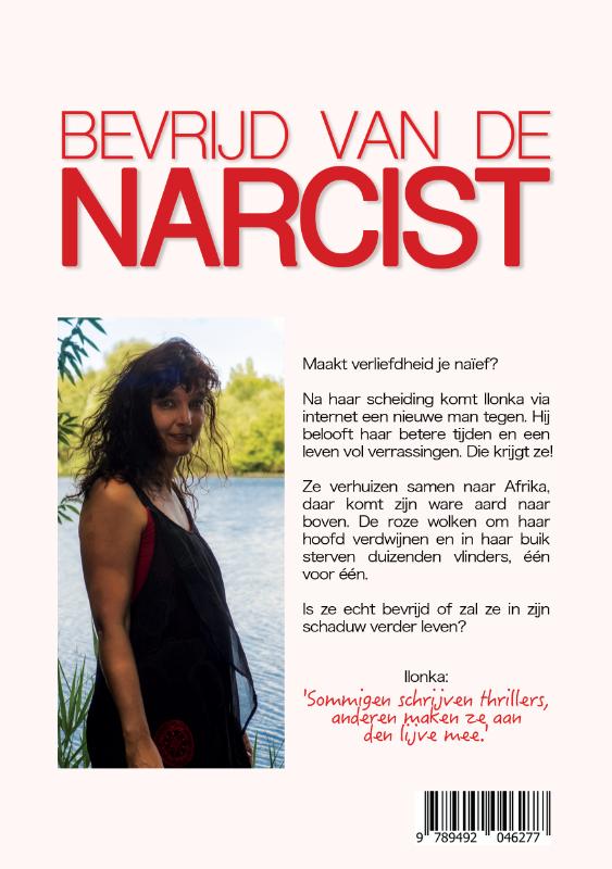 Achterkant van Bevrijd van de narcist