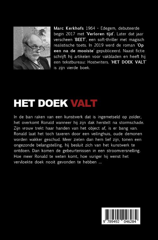 Achterkant van HET DOEK VALT