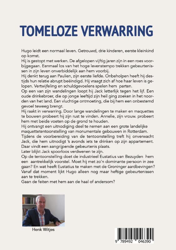 Achterkant van Tomeloze verwarring