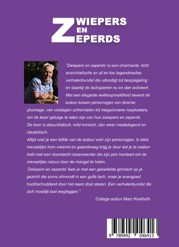 Achterkant van Zwiepers en zeperds