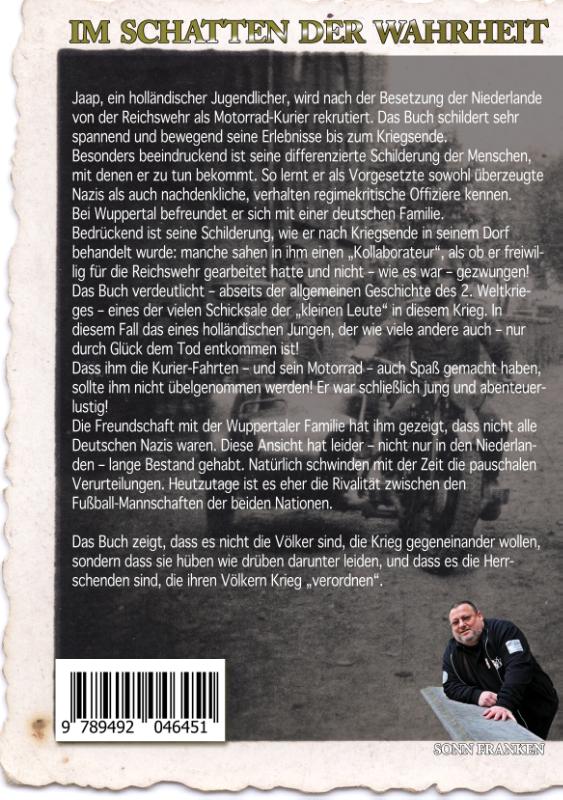 Achterkant van Im Schatten der Wahrheit