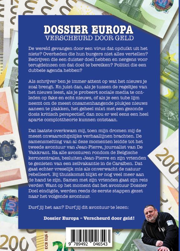 Achterkant van Dossier Europa: verscheurd door geld