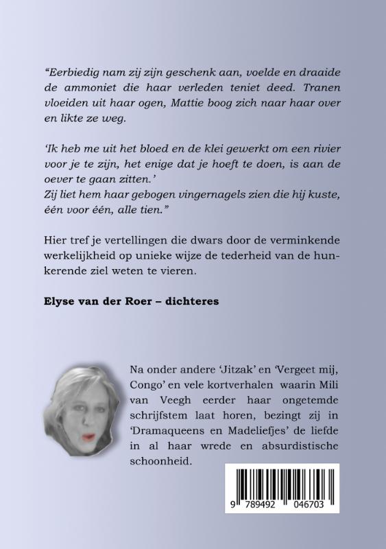 Achterkant van Dramaqueens en Madeliefjes