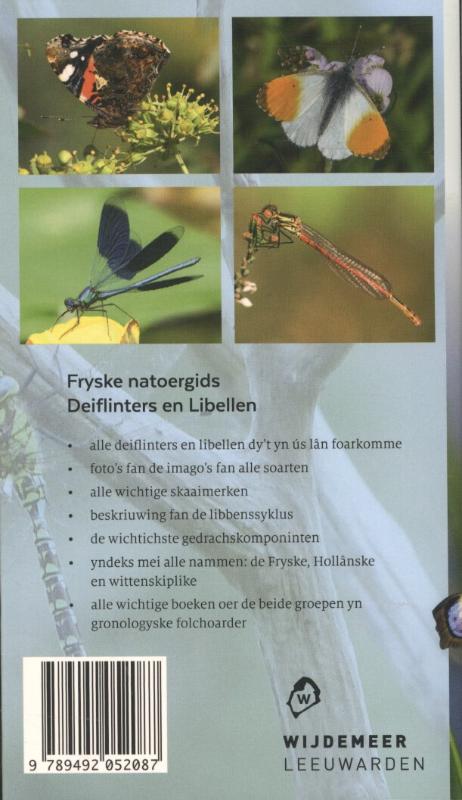 Achterkant van Deiflinters en libellen