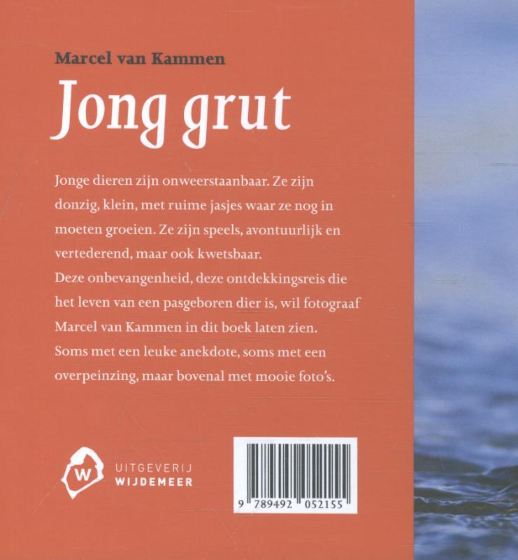 Achterkant van Jong grut