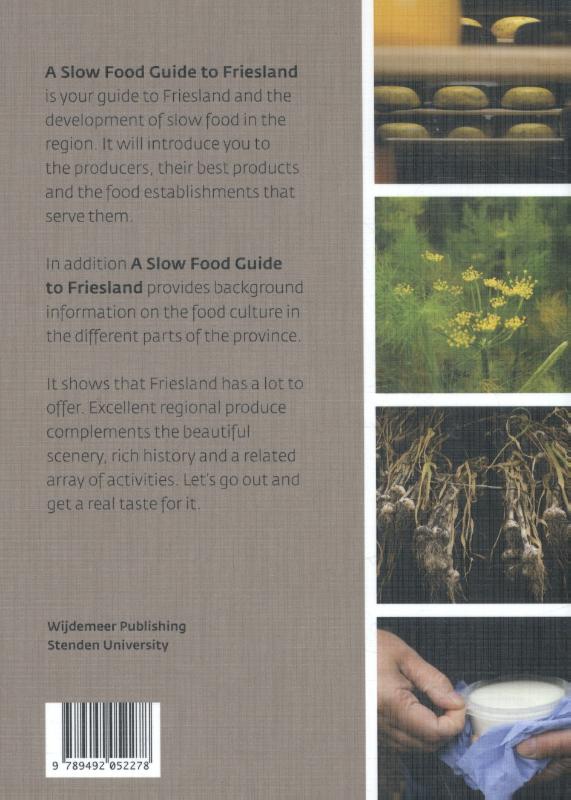 Achterkant van A slow food guide to Friesland