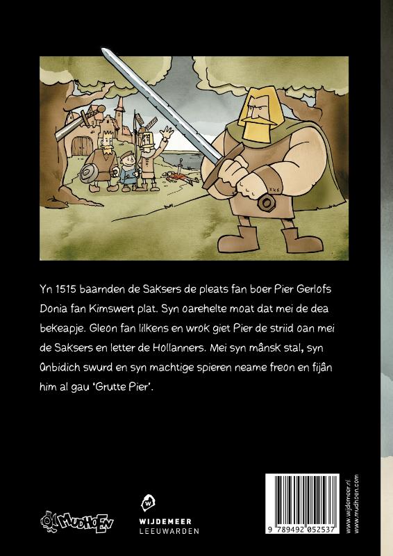 Achterkant van De striid fan Grutte Pier