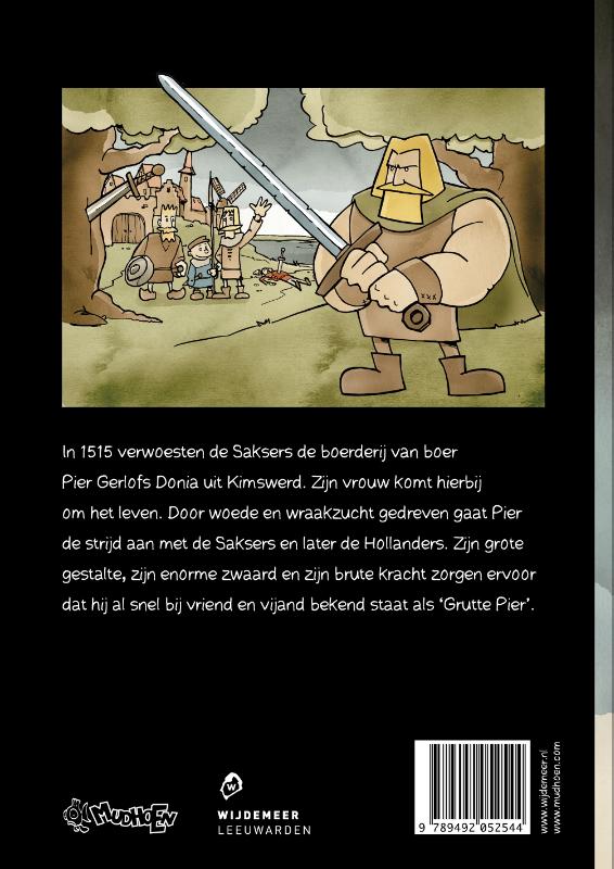 Achterkant van De strijd van Grutte Pier