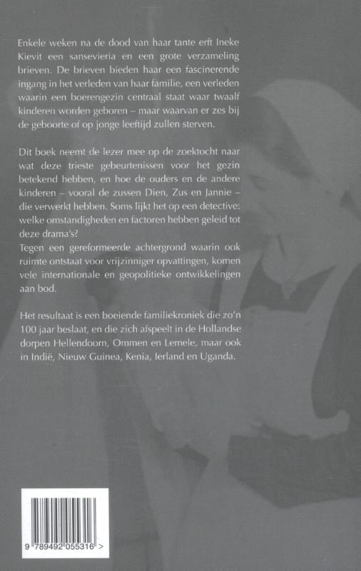 Achterkant van De zuster van mijn moeder