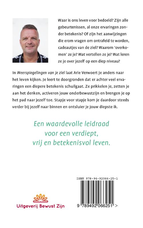 Achterkant van Weerspiegelingen van je ziel