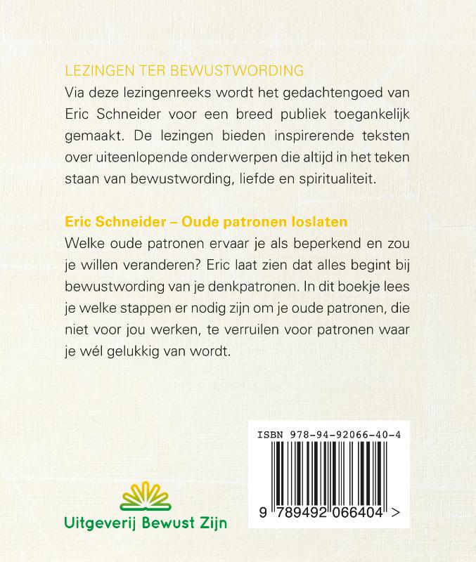 Achterkant van Oude patronen loslaten