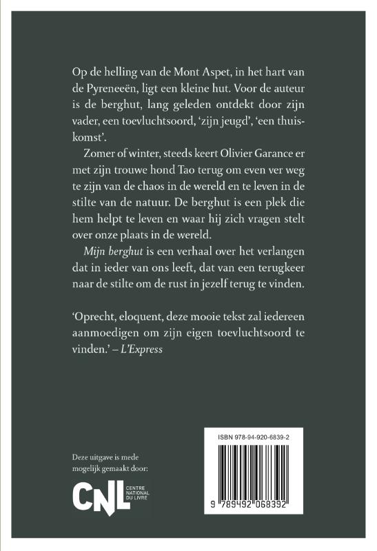 Achterkant van Mijn berghut