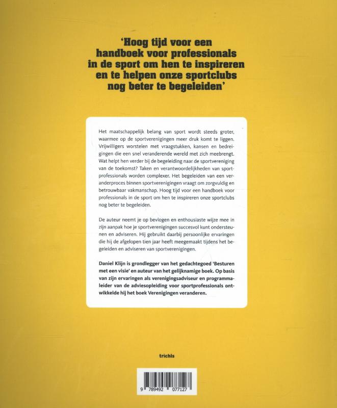 Achterkant van Verenigingen veranderen