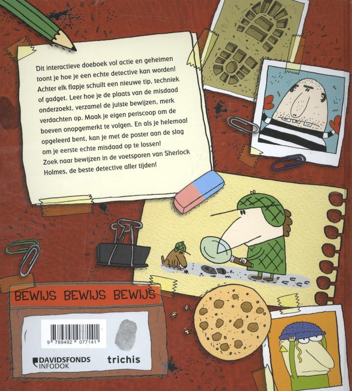 Achterkant van Hoe word ik een detective?