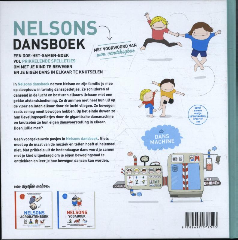Achterkant van Nelsons dansboek