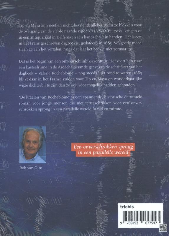 Achterkant van De kraaien van Rochebloine