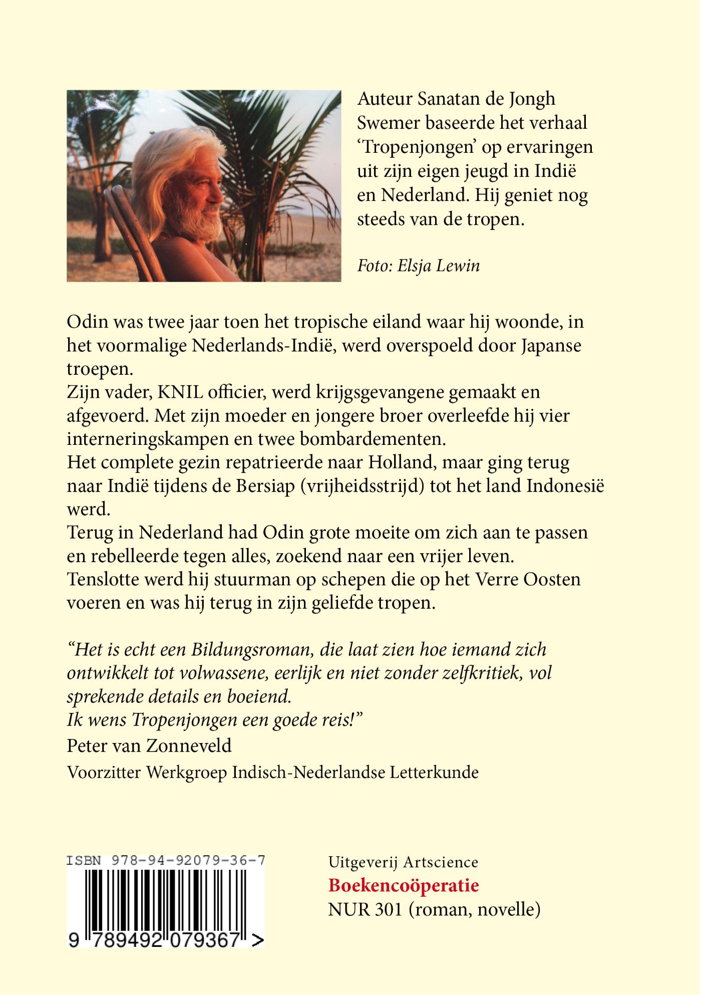 Achterkant van Tropenjongen