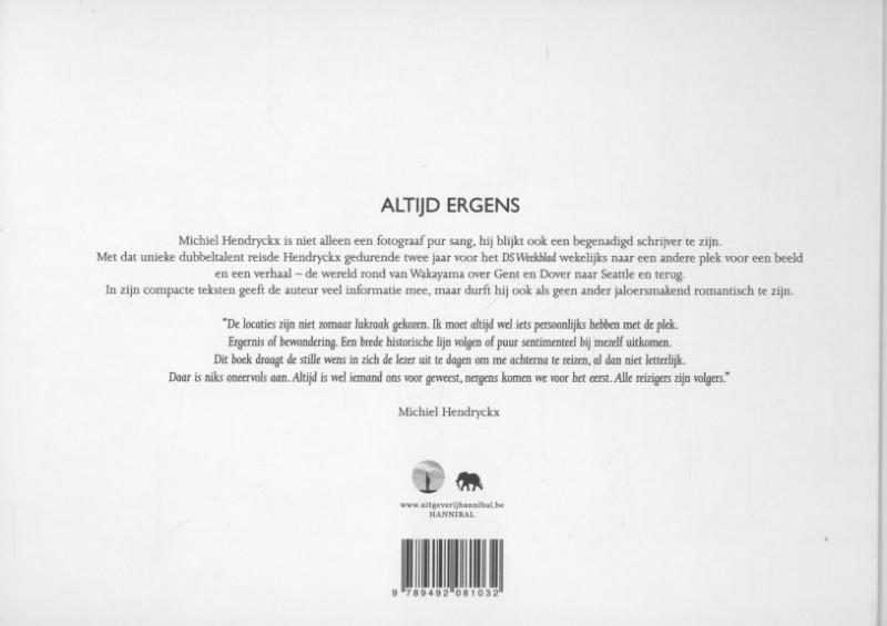 Achterkant van Altijd ergens
