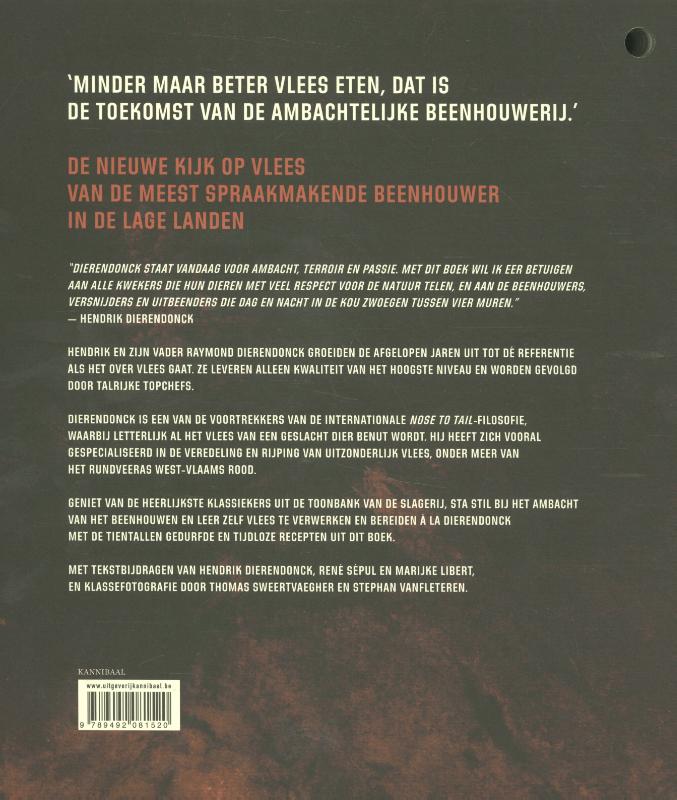 Achterkant van The butcher's book