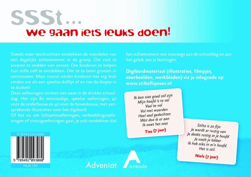 Achterkant van handleiding