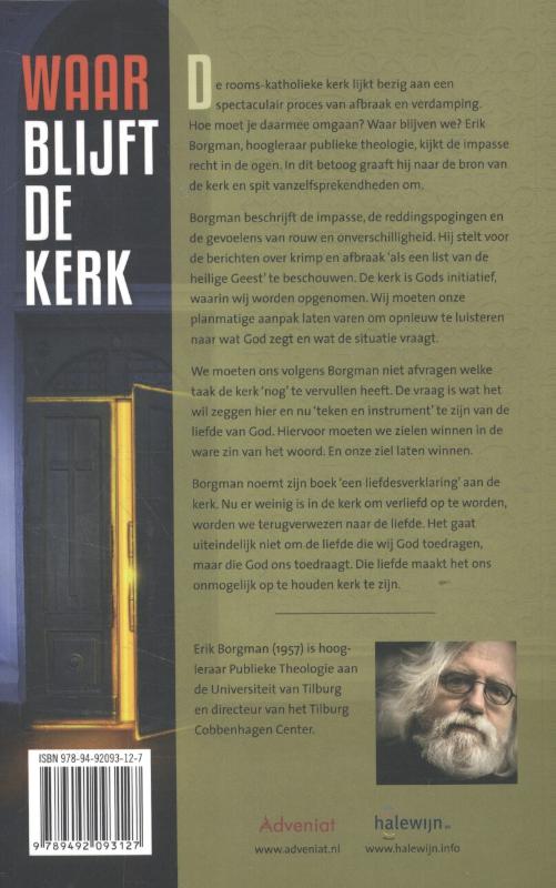 Achterkant van Waar blijft de kerk?